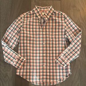 Crewcuts-Casual Boys Button Down Shirt in Pink and Blue, SZ- 10, NWT!